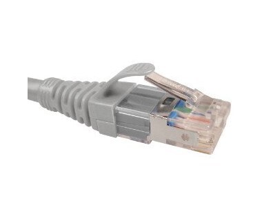 Cable de interconexión Nexxt RJ-45 ( M) a RJ-45 (M) - 91 cm - SFTP - CAT 6a - trenzado - gris