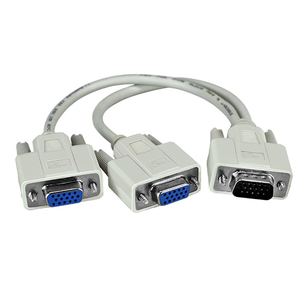 Cable Xtech  Spliter VGA a VGA VGA macho a hembra Color Blanco