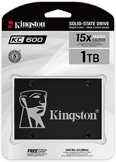 Unidad de estado sólido Kingston 1024 GB de 2.5" interna