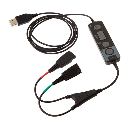 Adaptador para auriculares Jabra LINK 265  USB (M) a Desconexión rápida