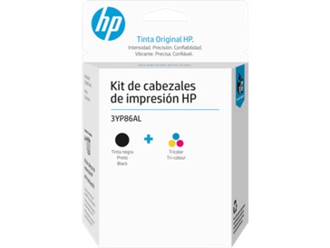 Cabezales HP negro/tricolor 3YP86AL 5800, 5810, 5820, 100, 110, 115, 300, 310, 311, 315, 318, 319, 410, 411, 415, 416, 418, 419, 450, 455, 457