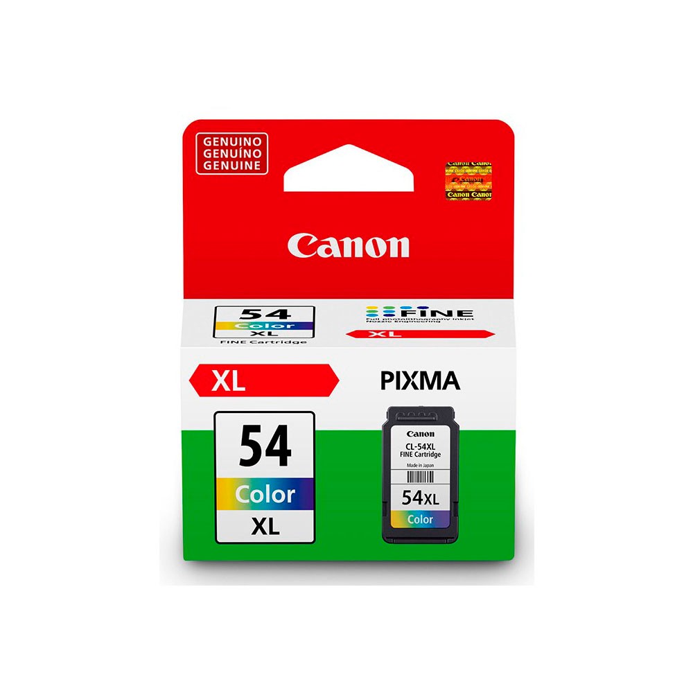 Cartucho de Tinta Canon Color (CL54XL) de 12.6ml para E402, E3110, E3111, E3310, E401, E461, E471, E481