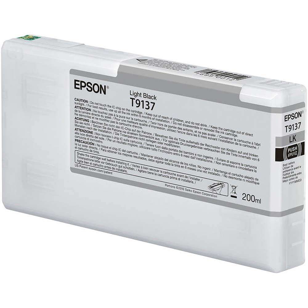 Cartucho de tinta Epson Negro Claro T9137 200 ml