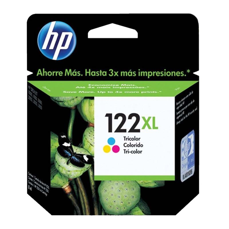 Tinta HP Color (122XL) Deskjet 1000, 1010, J110, J210,J410,J510, J610, 2000,2050A, 2054A, 3050