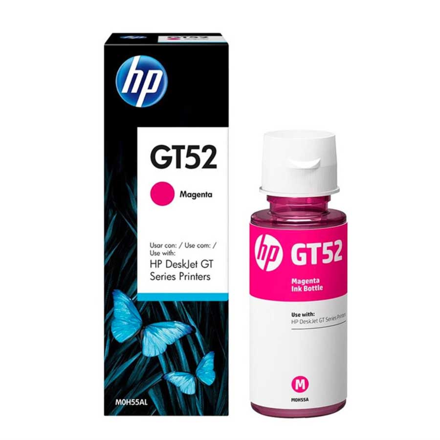 Tinta HP Magenta (GT52) 70ml  Smart Tank 514, 517, 616, 500, 515, 519, 530, 533, 615, 618, HP Deskjet 5810, 5820, HP Ink Tank 115, 318, 319, 410, 415, 416, 418, 419, 455, 457, 450, 315