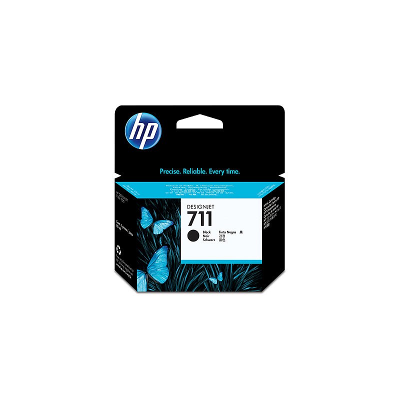 Tinta HP Negro (711) T120 T520 24in 36in P/Plotter