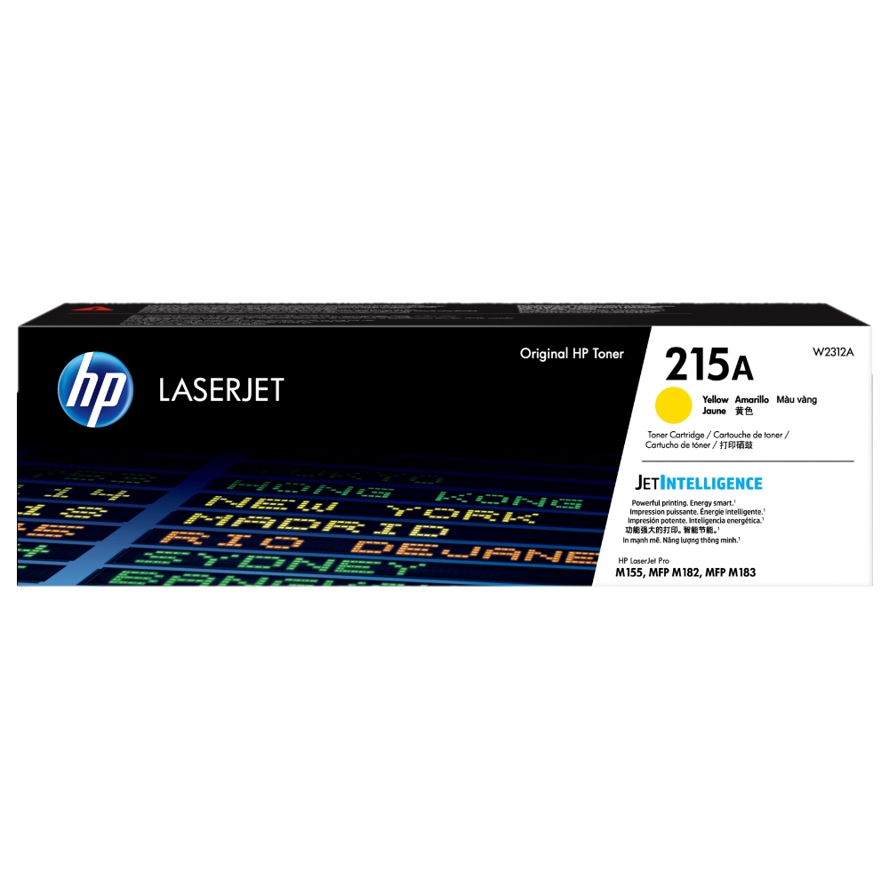 Tóner HP Amarillo 215A  - cartucho de tóner (W2312A) - para Color LáserJet Pro M155a, M155nw, MFP M182n, MFP M182nw, MFP M183fw