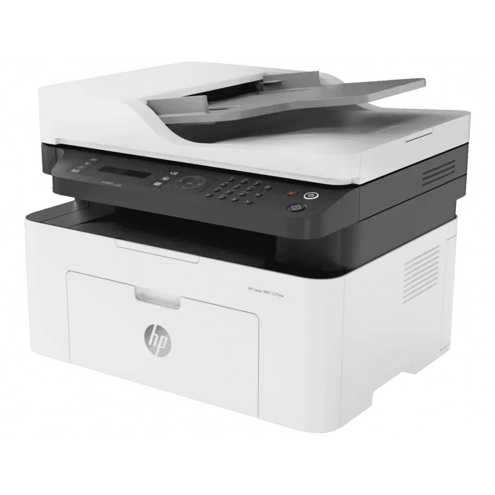 Impresora HP Láser multifuncional 137FNW Monocromática