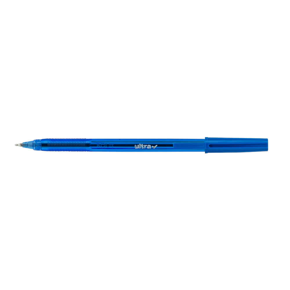 BOLIGRAFO BOLIK ULTRA MEDIANO AZUL CAJA DE 12 U.