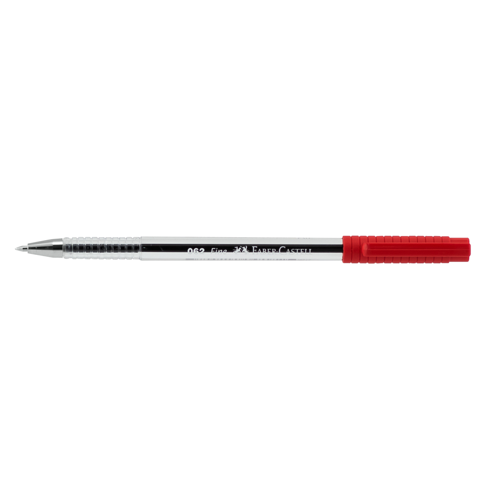 BOLIGRAFO FABER CASTELL  PUNTO F. ROJO 