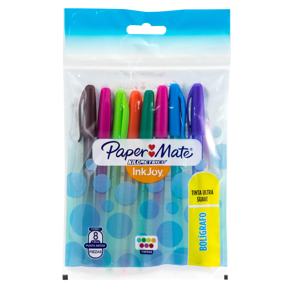 Bolígrafo Paper Mate BX8 Colores 