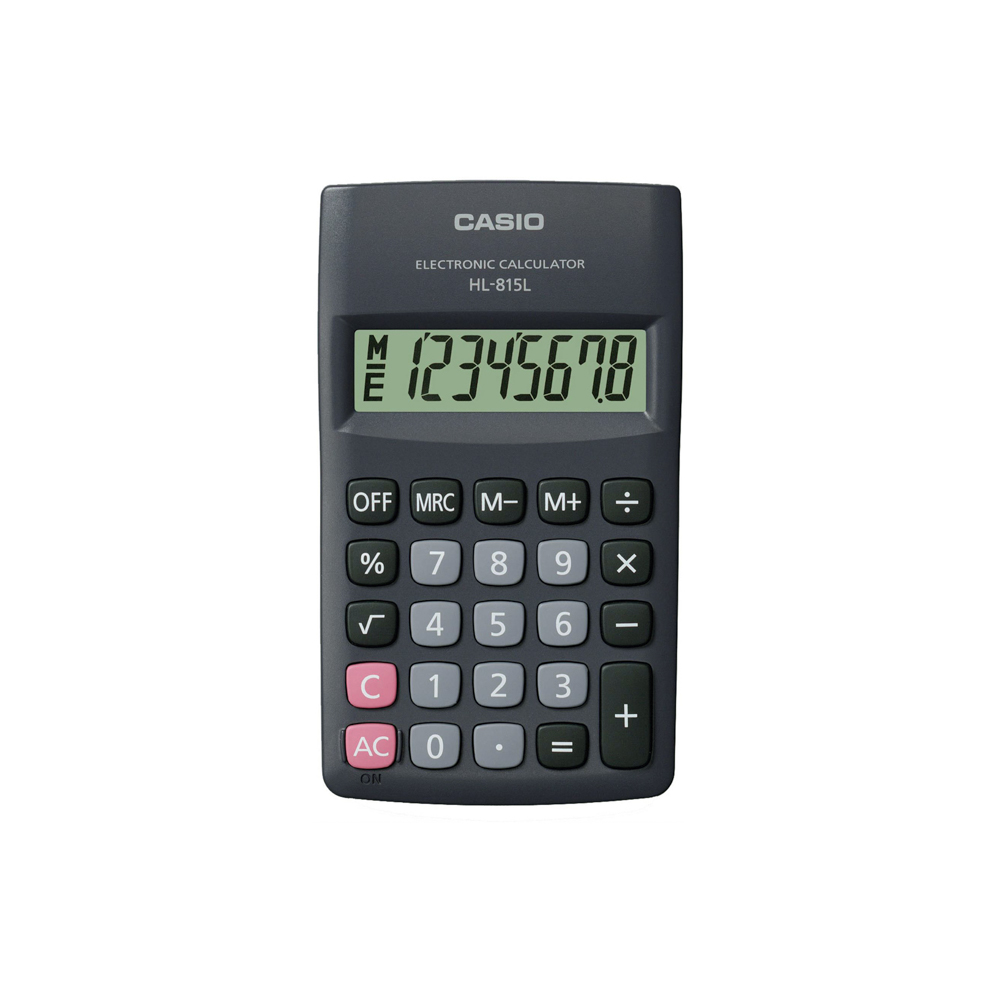 CALCULADORA DE BOLSILLO CASIO HL-815L- 