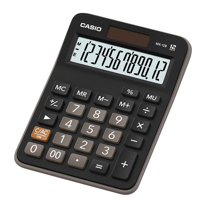 Calculadora de escritorio Casio MX-12B-BK