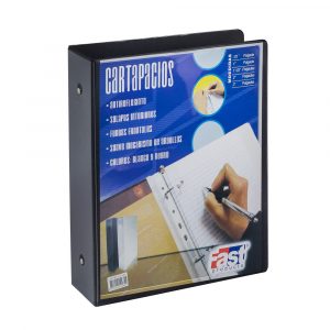 CARTAPACIO FAST C/FUNDA OFICIO 1" NEGRO 