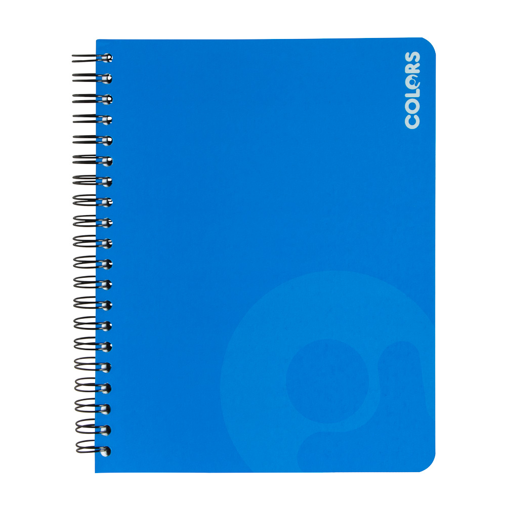 CUADERNO CON ESPIRAL RAYADO CUADROS 150H.