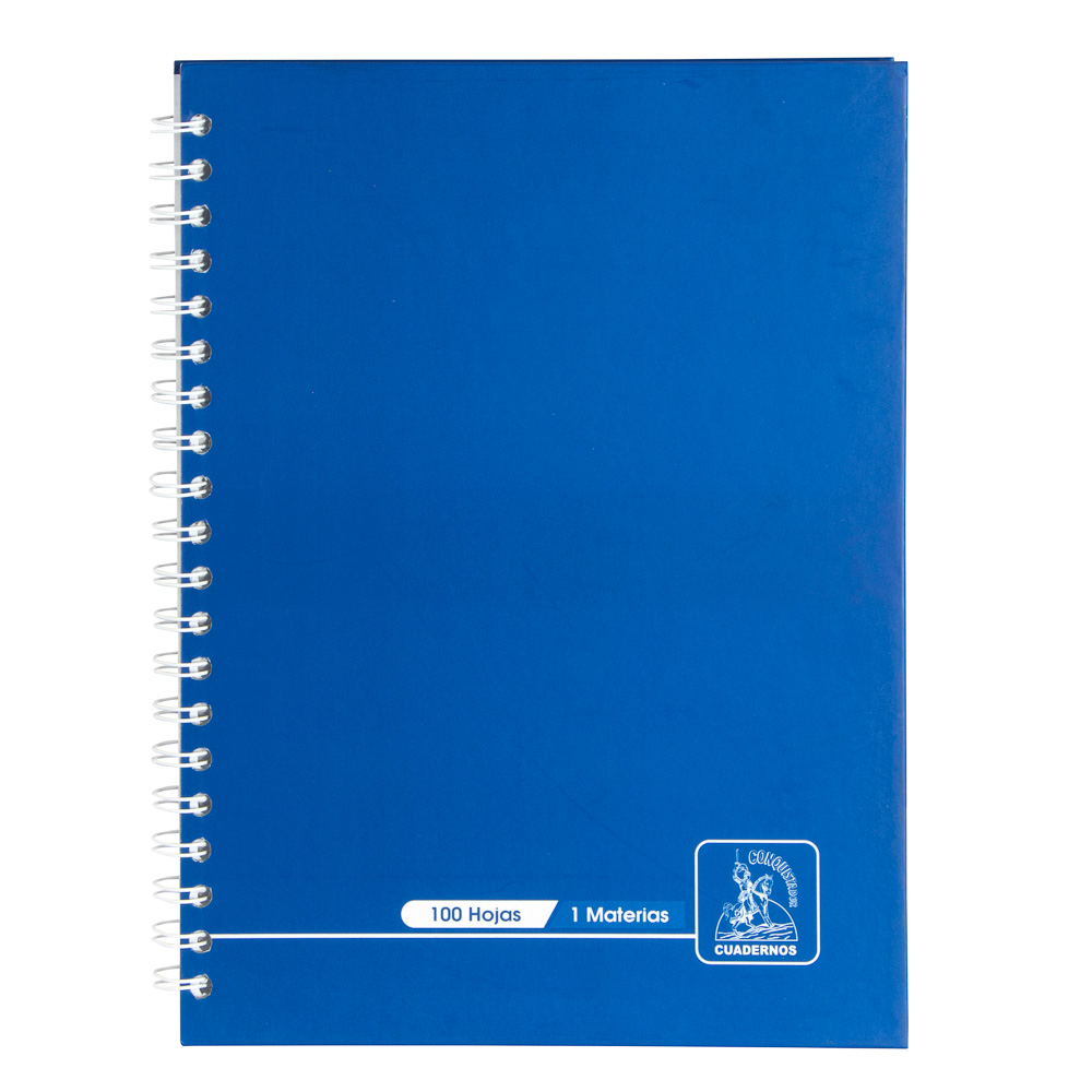 CUADERNO DOBLE ANILLO CONQUISTADOR 100H. T/DURA CUADROS