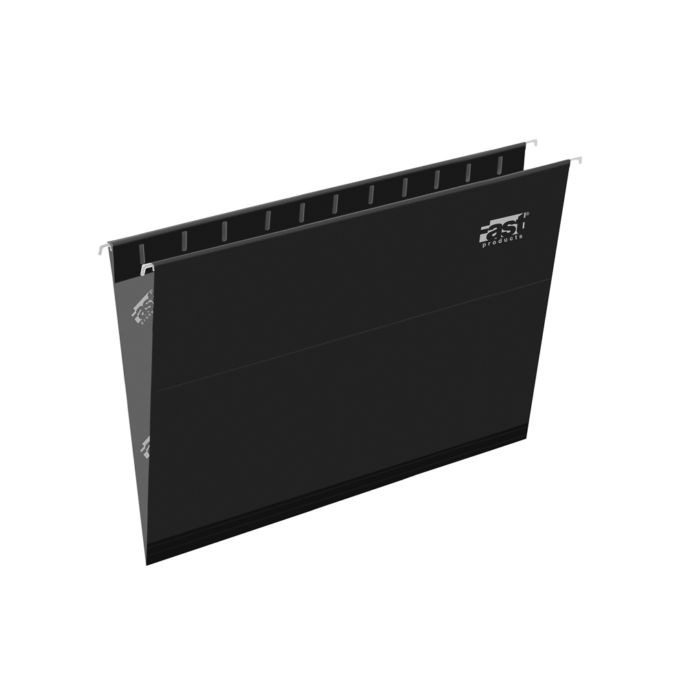 FOLDER COLGANTE FAST CX25 OFICIO NEGRO 