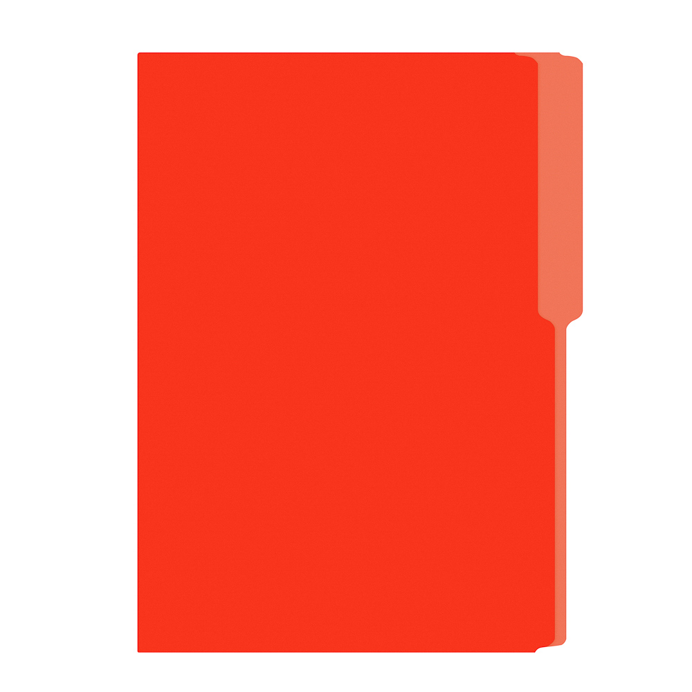 FOLDER FLASHFILE TAMAÑO OFICIO NARANJA