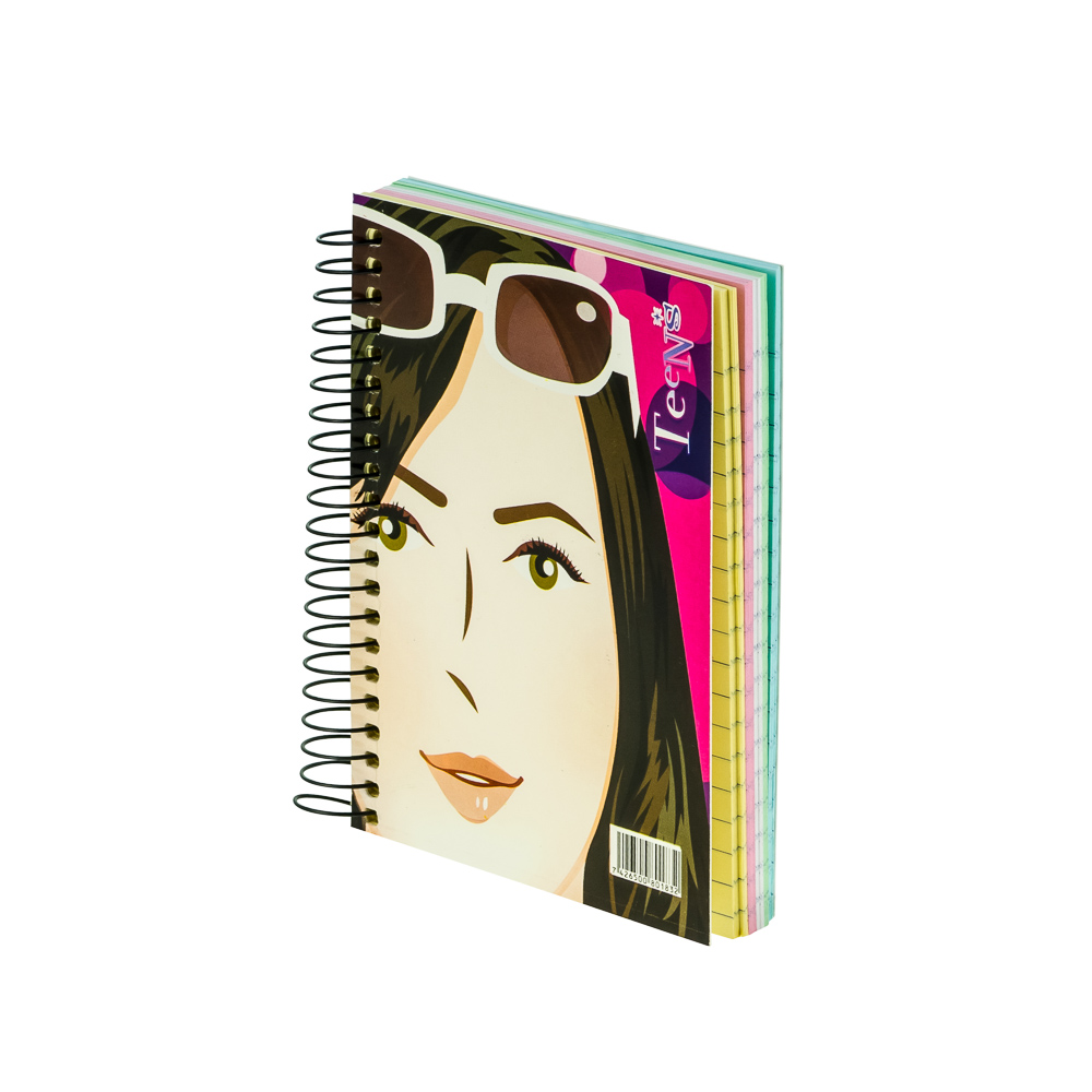 LIBRETA CON ESPIRAL PACASA 150H COLORES