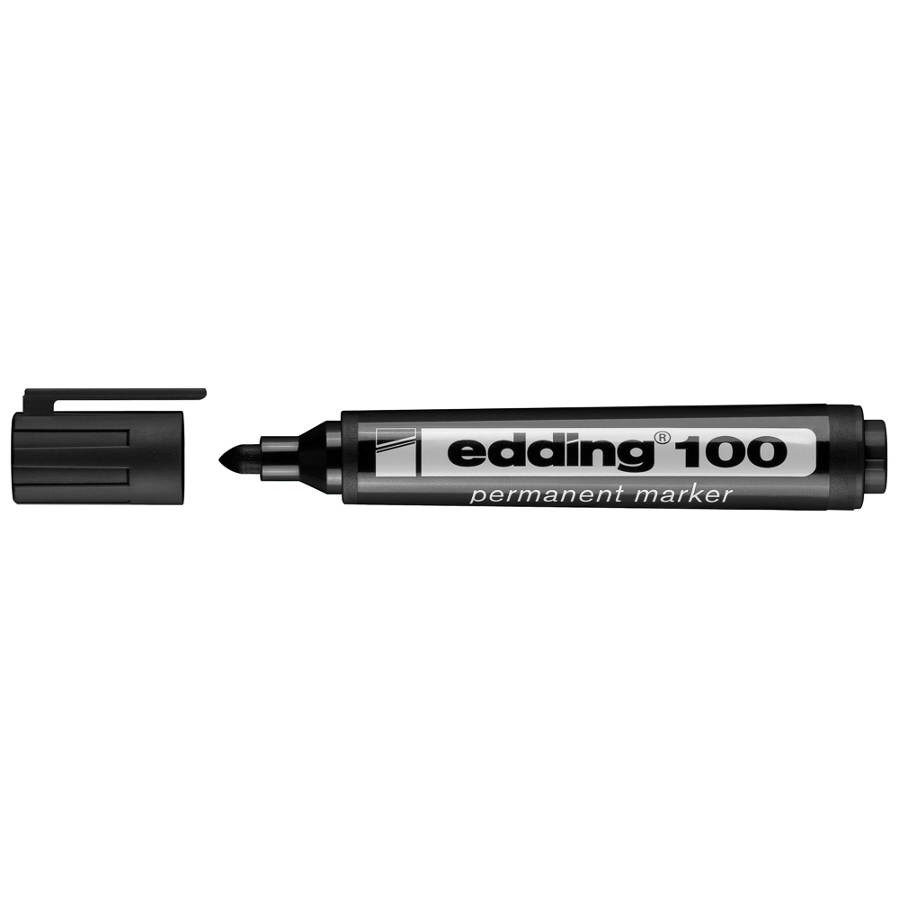 Marcador Permanente Edding 100 punta redonda