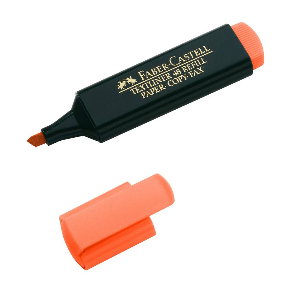 Marcador resaltador Faber Castell Naranja