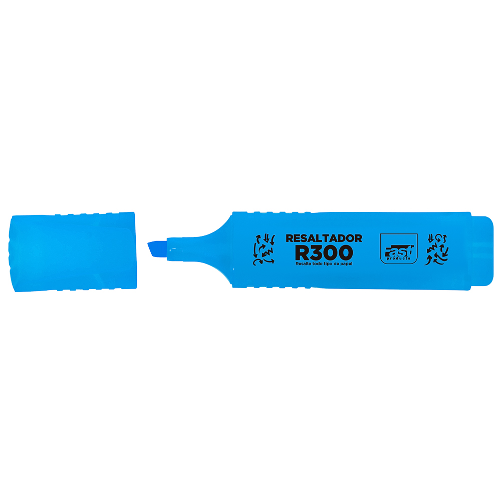Marcador Resaltador Fast R300 Celeste 