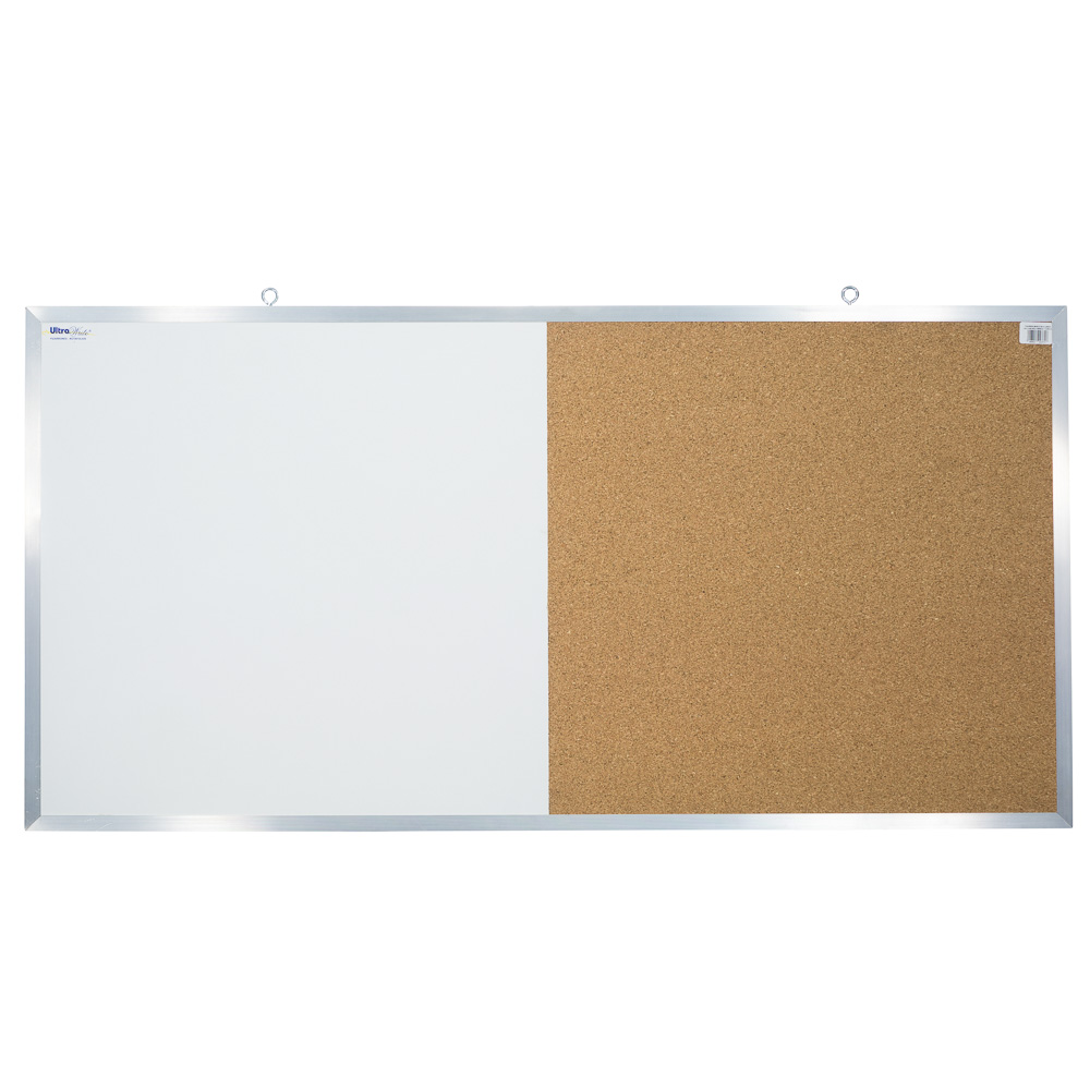 PIZARRON ULTRAWRITE M/ALUM. 1.20 X 0.60 FORMICA Y CORCHO