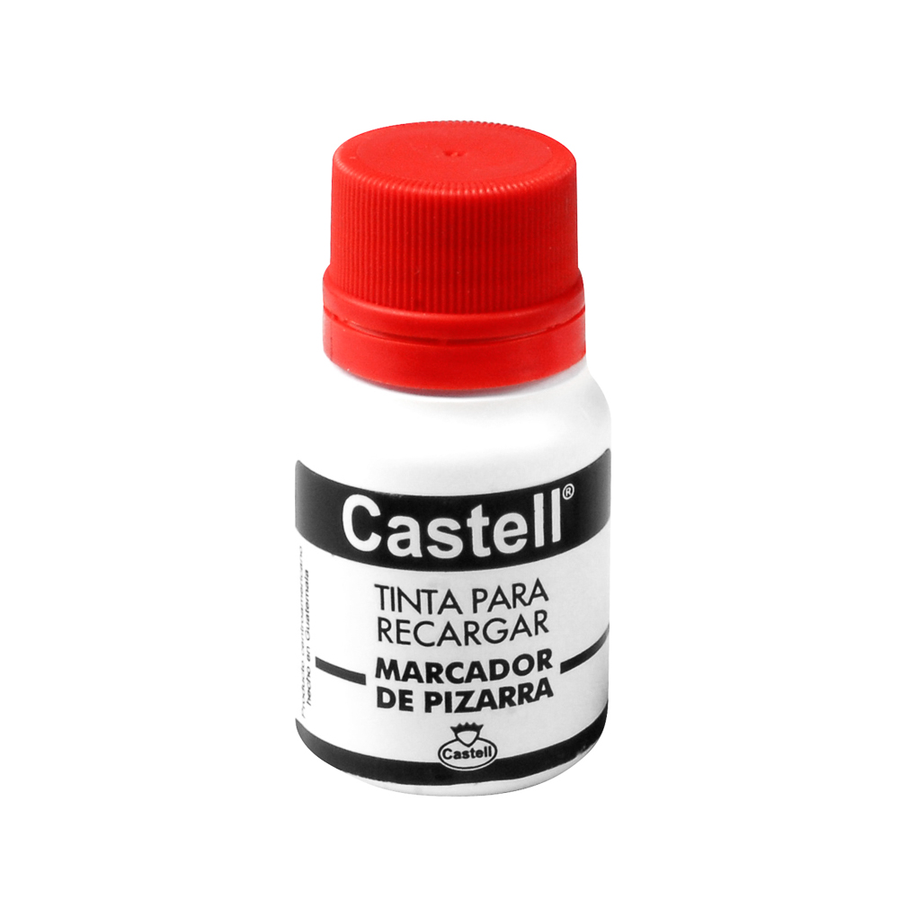 TINTA SOLUBLE CASTELL ROJO 30ML. (12X6) 