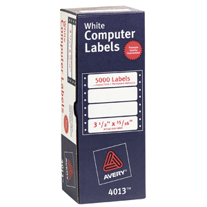 ETIQUETA CONTINUA AVERY CON 5000 PIEZAS 40133.5 X 15/16