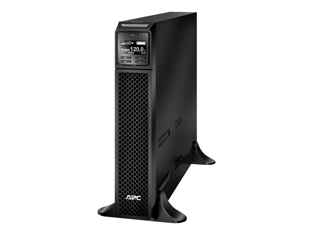 UPS APC Smart-UPS SRT 1500VA (montaje  en rack / externo) CA 120 V, 1.35 kW, 1500 VA, RS-232, USB, conectores de salida: 6, PFC, 2U, Negro