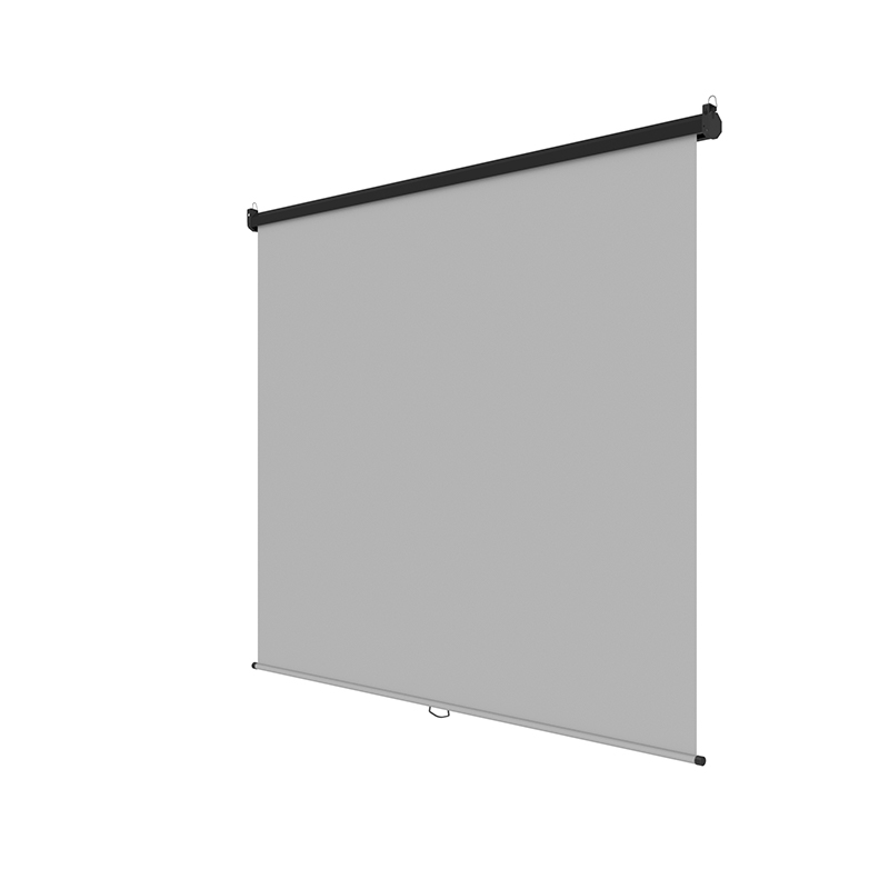 Pantalla de proyección Klip Xtreme KPS-502  instalable en el techo/pared - motorizado - 100&quot; (254 cm) - 4:3 - Matte Blanco