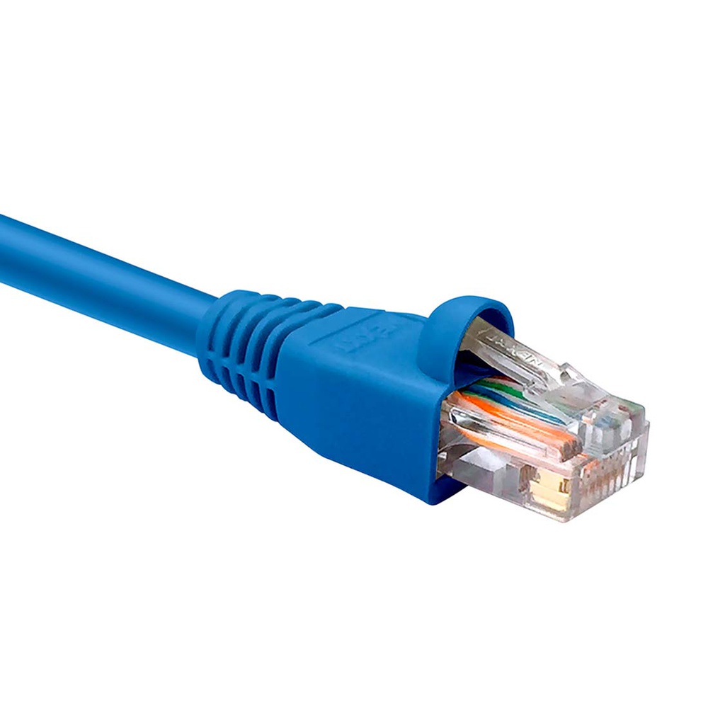Cable Nexxt de interconexión - RJ-45 ( M) a RJ-45 (M) - 90 cm - UTP - CAT 5e - moldeado, trenzado - azul