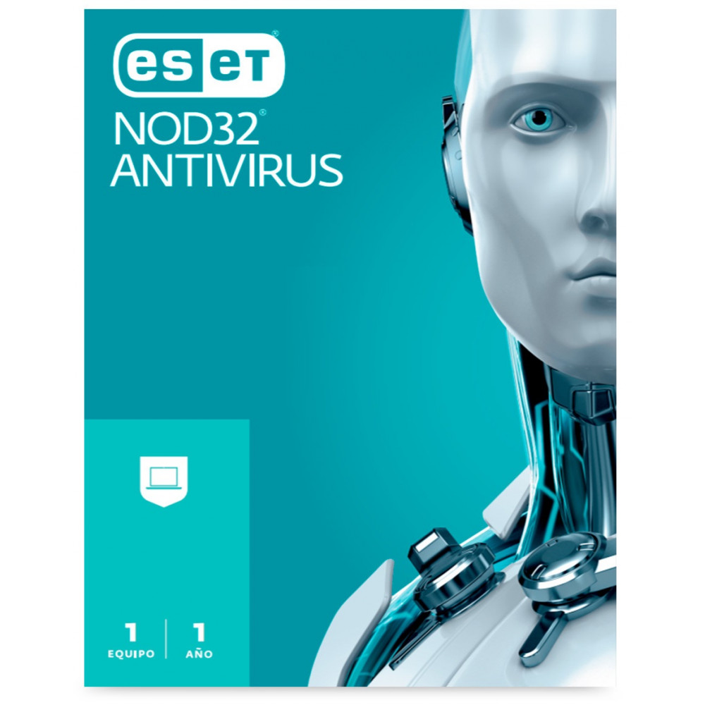 Licencia de antivirus ESET NOD32, CD -ROM 1 PC