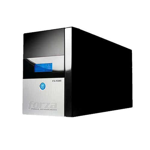Forza FX Series FX-1500LCD - UPS - CA 110/120 V - 840 vatios - 1500 VA 9 Ah - USB - conectores de salida: 8
