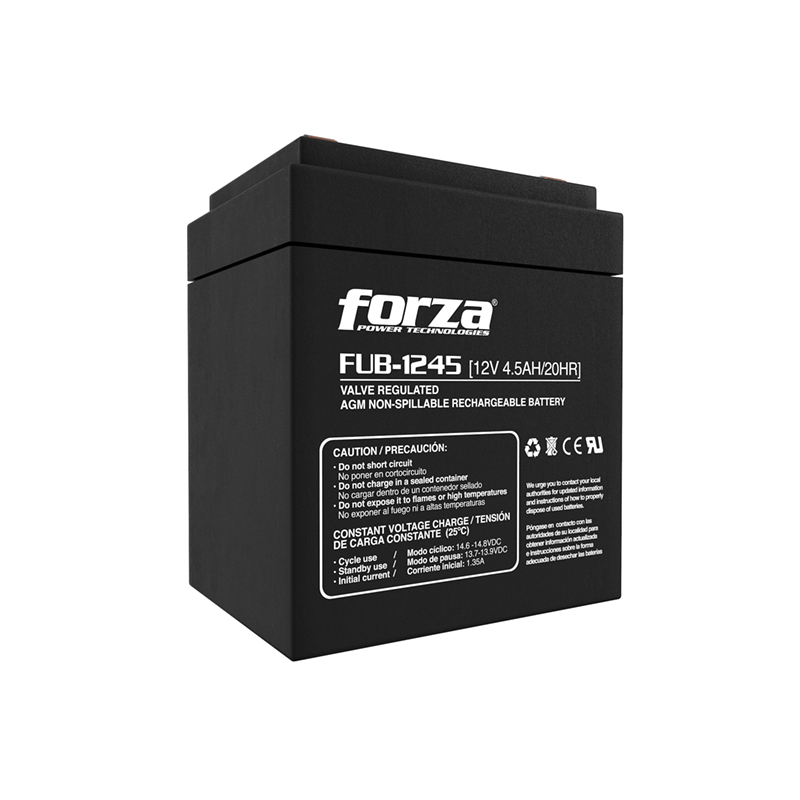 Batería Forza FUB-1245, 12 V, 4.5 Ah