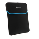 Klip Xtreme - Notebook sleeve - 14.1 in - Black blue - neoprene reversable
