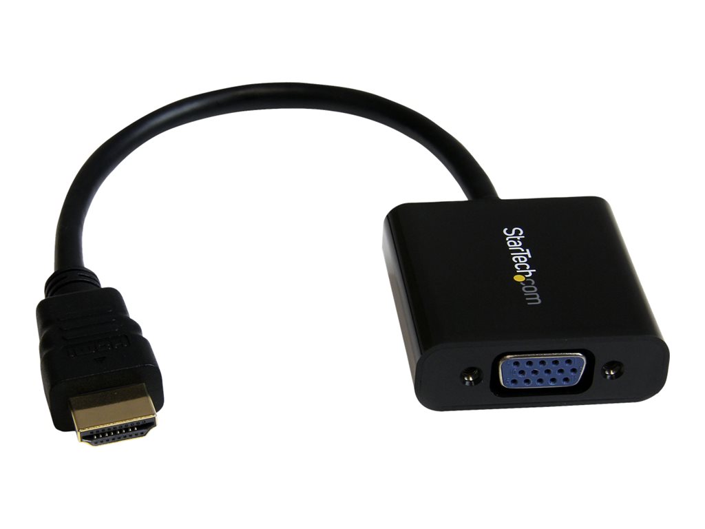 Adaptador Conversor de Vídeo HDMI a VGA HD15 StarTech.com, Cable Convertidor, 1920x1200, 1080p, Alta velocidad conversor de interfaz de vídeo