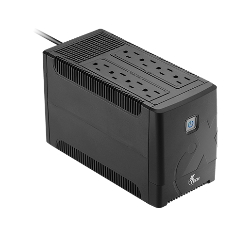 UPS Xtech - Line interactive - 375 Watt - 750 VA - AC 110/120 V - 8 outlets XTP-751