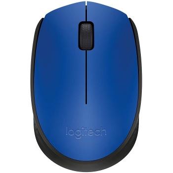 [910-004800] Mouse Inalámbrico para Computadora Logitech M170 color Azul/negro