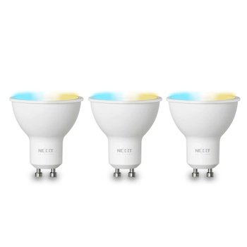[NHB-W3103PK] Bombillas LED inteligente Wi-Fi Nexxt Solutions 110v luz blanca 3PK MR16 40 watts