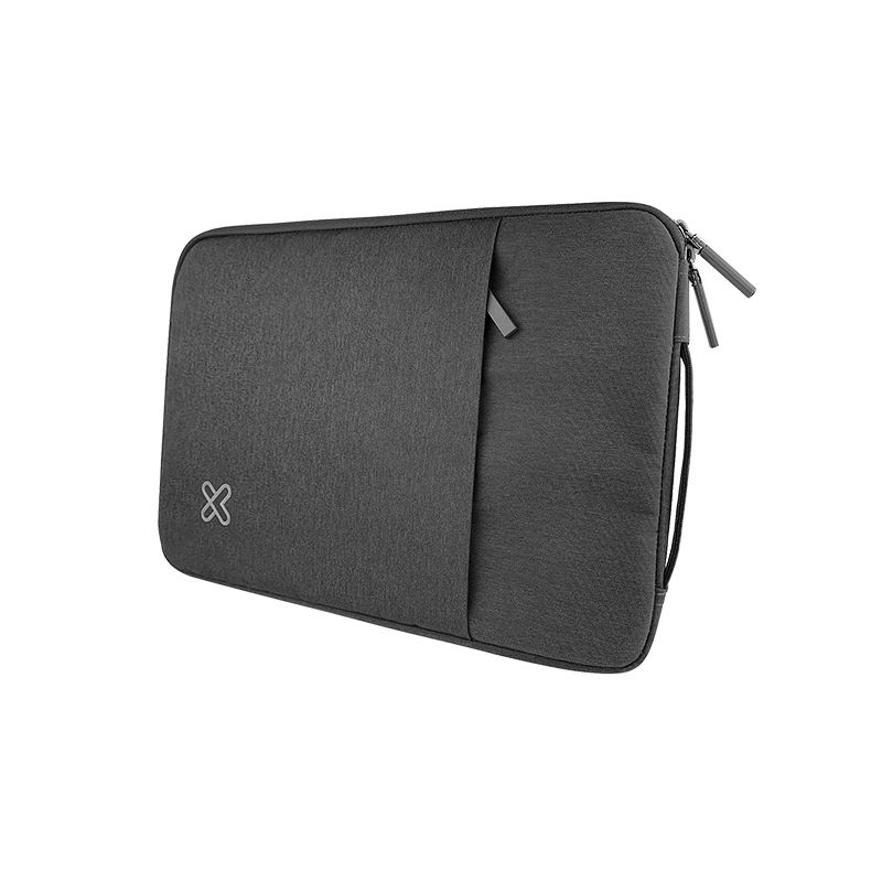 Funda para laptop Klip Xtreme 15.6" Poliéster, Gris, con bolsillo