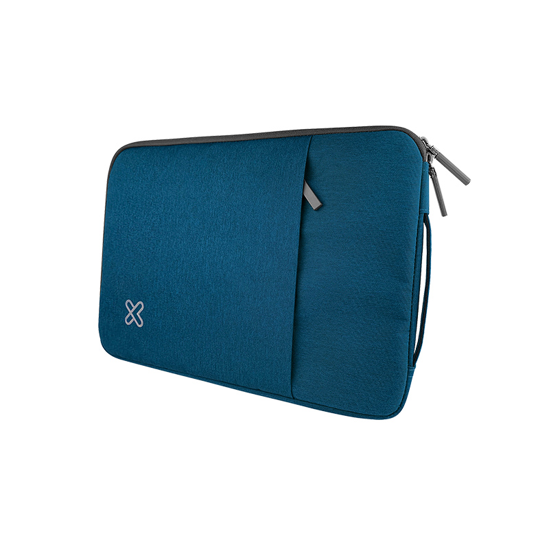 Funda para laptop Klip Xtreme 15.6" Poliéster, Azul, con bolsillo