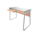 Xtech - Desk S Lvl XTF-CD197 - Escritorio para computadora con tope de vidrio  - Color: Sicomoro 