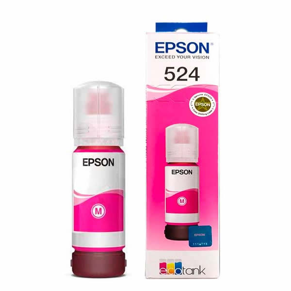 Botella de tinta Epson Magenta (T524) de 70ml L15150 L15160 L6490