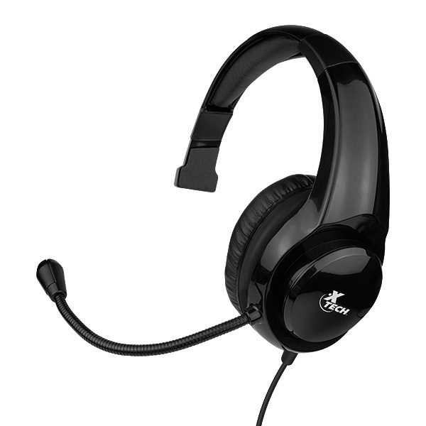 Headset Xtech - XTH-520BK - Para Computer / Para Game console - cableado - Mono chat gaming