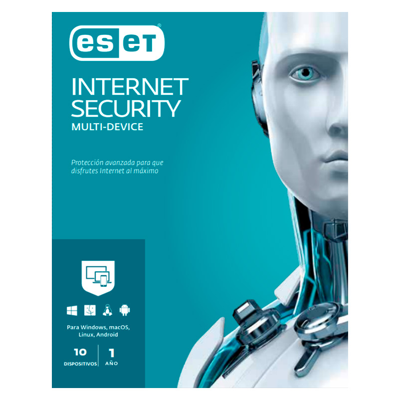 Antivirus ESET Internet Security para 10 Dispositivos 1 Año DESCARGA DIGITAL ESD