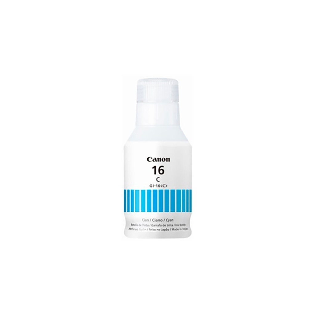 Tinta Canon Cyan (GI-16C) de 135ml para GX3010 GX4010 GX5010 GX6010 GX7010