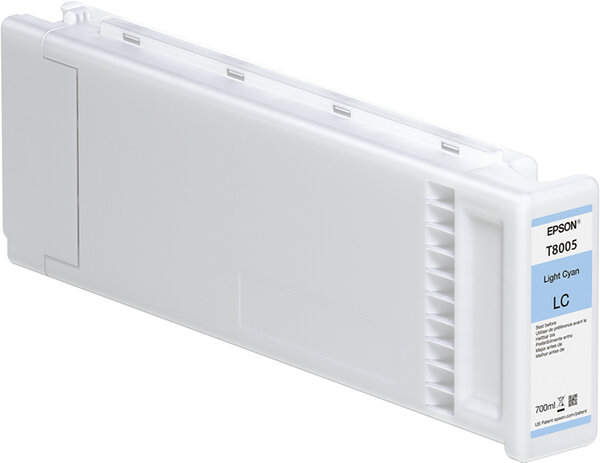 Cartucho de Tinta Epson Cyan Light (T8005) 700 ml. para SureColor P10000, P20000, SC-P10000, SC-P20000