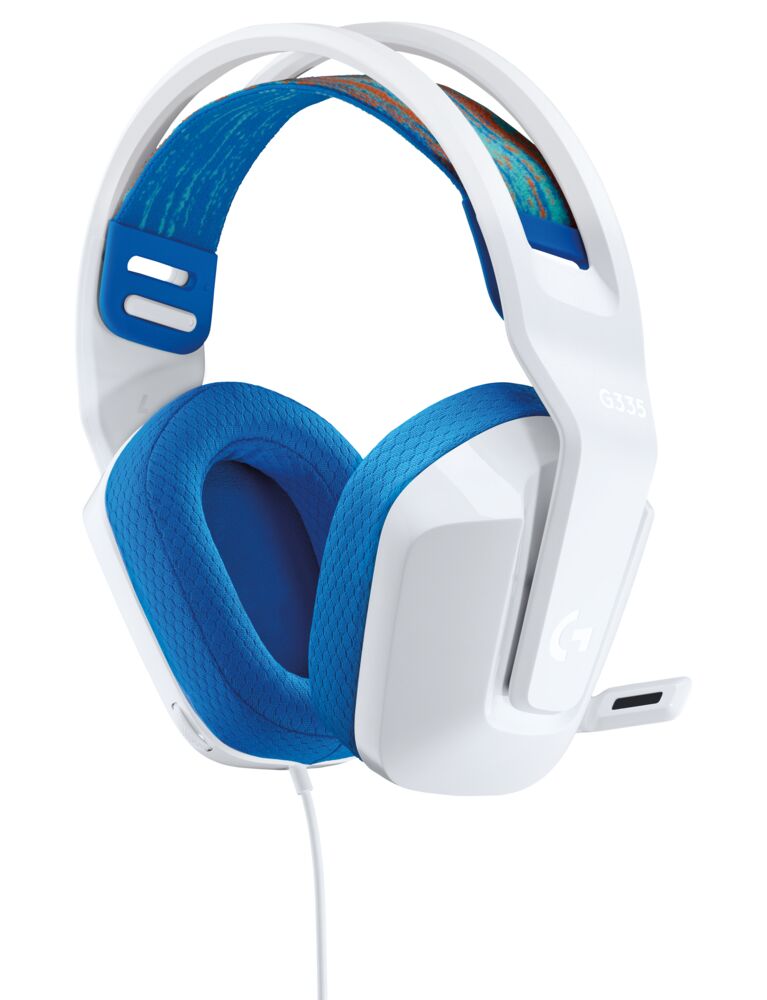 Logitech - G335 white - Headphones with microphone - Para Computer / Para Game console - Wired - 189x180x79mm 20Hz