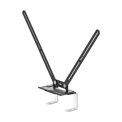 Pieza de montaje Logitech en TV para barras de video